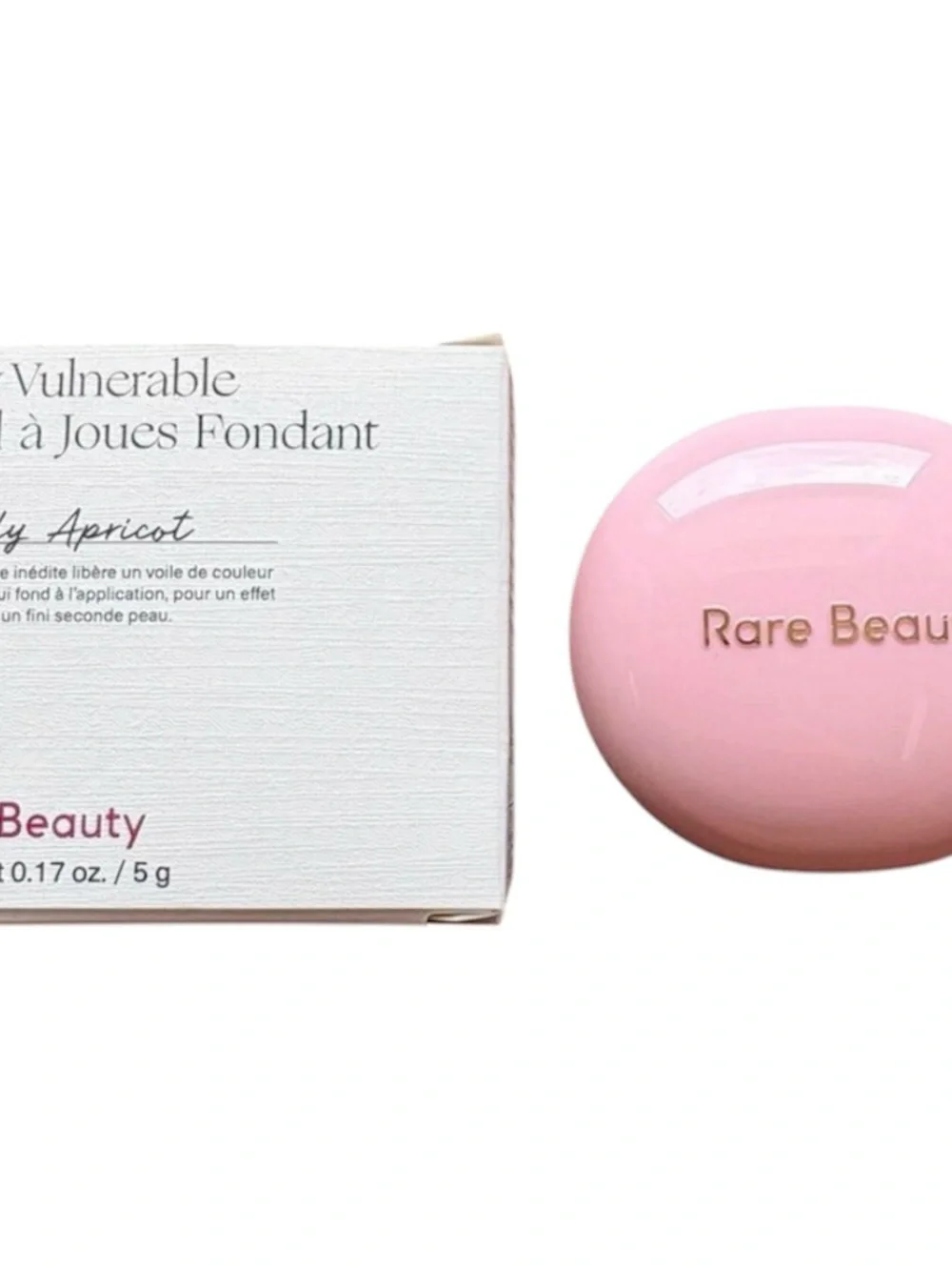 Rare Beauty Nearly Apricot Stay Vulnerable Melting Cream Blush